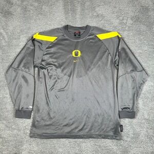 Vintage Nike Team Dri-Fit University Of Oregon Ducks Long Sleeve T-Shirt Small